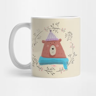 Winter holidays bear Mug